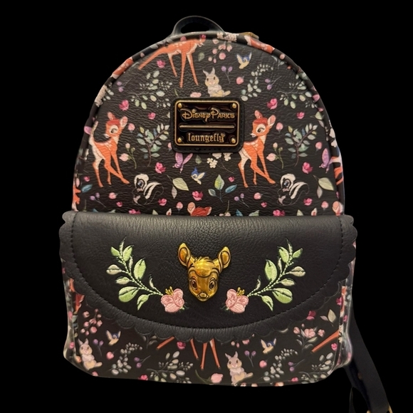 Loungefly Handbags - Loungefly Disney Parks  Bambi Woodland Floral Mini Backpack Nwt